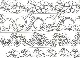 Freehand painting on fabric 3. Border Simple Flower Fabric Painting Designs Novocom Top