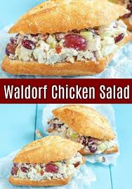 Waldorf Chicken Salad Recipe This Recipe Has The Perfect About Of Chicken Fruit Nut Waldorf Chicken Salad Recipe Chicken Salad Recipes Waldorf Chicken Salad