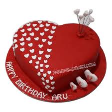 Send birthday wishes & happy birthday cakes for husband. Heart Shaped Birthday Cake For Husband At Best Price