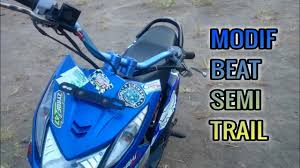 49+ motor modifikasi revo absolut, inspirasi penting! Modifikasi Honda Beat Semi Trail Extreme Youtube