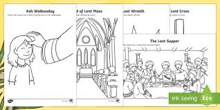 You have the choice ! Ash Wednesday Colouring Pack Easter Teaching Resource