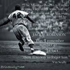 But the mlb hall of famer and brooklyn to commemorate that anniversary, the jackie robinson foundation will host events nationwide celebrating his remarkable life, culminating with the. Vin Scully On Twitter Baseball Inspirational Quotes Baseball Quotes Jackie Robinson
