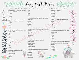 Answer questions about classic nursery rhymes. Baby Shower Game Baby Facts Trivia Printable Instant Etsy Baby Facts Action Cards Baby Shower Jeopardy