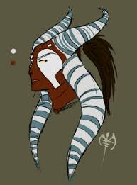 Half Togruta Half Human Art Drawings Humanoid Sketch