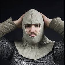 The Medievals Hood, Thick Padded Cotton Hood With Collar, Renaissance  Clothing, Renfair Costume, 16th Century Hood With Collar