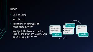 Maybe you would like to learn more about one of these? Mvc Vs Mvp Vs Mvvm No One In The World Ever Gets What They Want And That Is Beautiful Ppt Download