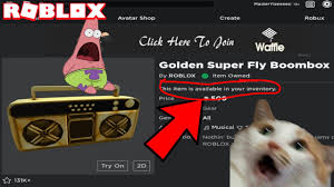 Check spelling or type a new query. Roblox Golden Boombox Code 08 2021