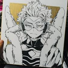 Guy with blue eyes and pink wings smirking rooftopgirl. Pin On Boku No Hero Academia