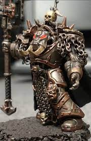 chaos terminator champion in 2021 warhammer 40k miniatures fantasy miniatures chaos lord