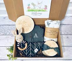 5 Piece New Baby Gift Box Set Welcome Baby Gift Set Baby Boy Gift Box Baby Shower Gift Baby Boy Gift Newborn Gift Baby Gift Box Baby Gift Box Baby