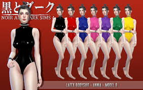 Clothes, mods & more · 15. Sims 4 Noir Flesh In Latex Clothing Series Update 29 05 2017 Downloads The Sims 4 Loverslab