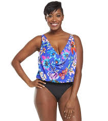 Athena Mexicana Floral Blouson One Piece Swimsuit At Swimoutlet Com Free Shipping