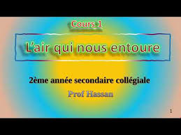 Check spelling or type a new query. L Air Qui Nous Entoure 2eme Annee Secondaire Collegiale Youtube