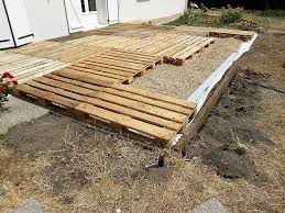 Pallet Outdoor Floor Diy Idea Creation By Bb Palettes Deco17 Pallet Outdoor Pallet Diy Pallet Projects Garden