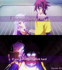 Anime No Game No Life Anime Quotes No Game No Life Anime