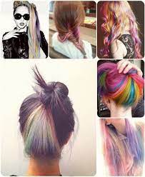 As you can see i have painted all the hair extensions, making sure that each one is soaked in the semi permanent hair dye. Easy And Best 10 Dip Dye Ombre Color Hair Ideas Without Bleach At Home Dip Dye Hair Dye My Hair Hair