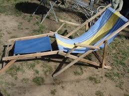 Clearance Sale French Antique Beach Chair Old Wood Canvas Etsy Beach Chairs French Antiques Old Wood