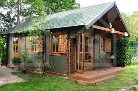 chaletdejardin fr on instagram chalet scoot avec mezzaninne ideal pour les amoureux de la nature france maison bois chalet de jardin maison bois rond