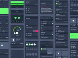 Download Material Design Ui Kit Dark Free Sketch Free Mockups Best Free Psd Mockups Apemockups