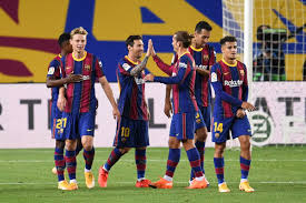 Log in or sign up. Barcelona Vs Villarreal La Liga Final Score 4 0 Sensational First Half Gives Barca Big Opening Win Barca Blaugranes