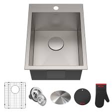But you should also take into consideration how you use your kitchen. 15 Drop In 16 Gauge Stainless Steel Single Bowl Kitchen Sink