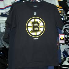 Nhl boston bruins fanatics branded home breakaway jersey shirt womens. New Reebok Boston Bruins Hockey T Shirt Adult Small Sidelineswap