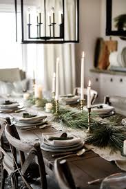 We know this isn't technically a christmas table decor idea, but switching around you dining chairs could give you a whole new vibe for the festive season plus determine how. Modern Rustic Christmas Table Settings Ideas Christmas Dining Room Christmas Table Settings Christmas Dining Room Decor