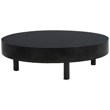 Round Coffee Table Manufactured By Tepperman Brasil 1968 Lacquered Black Wood Round Coffee Table Coffee Table Round Wooden Coffee Table