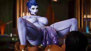 Hung Futa Widowmaker riding Futa Pharah - Overwatch - SFM Compile