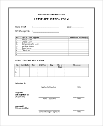 Person takes half a day leave, ie 3.75 hrs. Free 11 Sample Leave Application Forms In Pdf Ms Word Excel