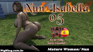 Nun Isabella Parte 5 [Crazy Dad Pigking] - Ver Comics Porno XXX en Español