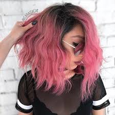 pink bob with dark roots beautiful short hair for girls hair styles short hair balayage short hair styles