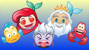 The Little Mermaid As Told By Emoji Disney Youtube Disney Emoji The Little Mermaid Disney Emoji Blitz