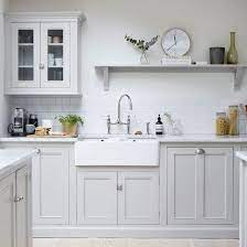 Maybe you would like to learn more about one of these? Shake Up A Wooden Kitchen With A Crisp Paint Job In Subtlest Oyster Grey Timeless Kitchen Grey Kitchen Designs Small Kitchen Decor