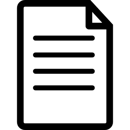 Text document - Free interface icons