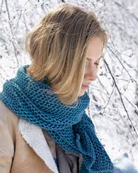 Or a different chunky knit scarf Scarf Knitting Patterns Martha Stewart