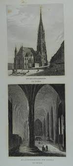 Er ist ein meisterwerk gotischer baukunst, in seinem inneren behütet er zahlreiche geheimnisse und kraftvolle symbole des glaubens. St Stephansdom In Wien St Stephansdom Von Innen In Wien 2 Ansichten Auf 1 Blatt Stahlstich Aus Schmidl Handbuch Fur Reisende Stuttgart 1840 A 7 5 X 10 Cm Kunst Nbsp Nbsp Grafik Nbsp Nbsp Poster Antiquariat Johannes Muller