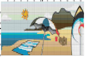 6 Free Beach Needlepoint Patterns To Stitch On The Go