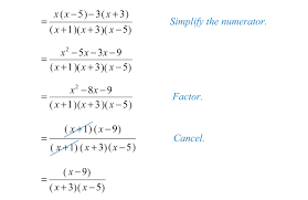 What are the steps to simplify rational expressions? Adding And Subtracting Rational Expressions