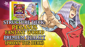 Descubre la mejor forma de comprar online. Structure Deck Pegasus Fantasy World Premium Quality Proxy Orica Tcg Deck Youtube