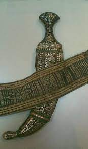 جنبيه يمنيه قديمه مصنوعه من الفضه الخالصه yemeni clothes accessories fashion