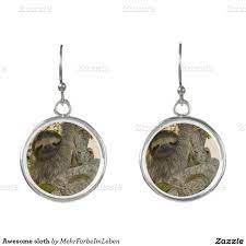 Awesome Sloth Earrings Earrings Sloth Jewelry