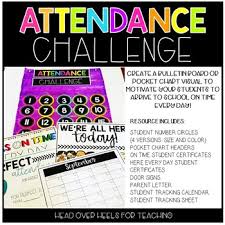 attendance challenge student circle numbers certificates letter tracker