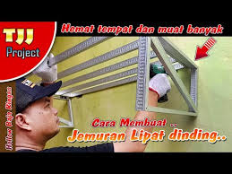 Kita juga harus memperhitungkan kemiringan kanopi. Solusi Hemat Tempat Membuat Jemuran Lipat Dinding Baja Ringan