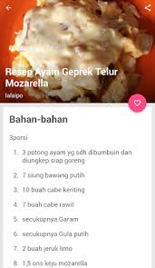 Maybe you would like to learn more about one of these? Resep Ayam Geprek Bensu Latest Version For Android Download Apk