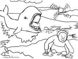 Jonah 1:3 (niv) but jonah ran away from the lord and headed for tarshish. Jonah And The Fish Coloring Page Crafting The Word Of God