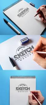 Free Realistic Sketch Drawing Mockup Set In 2020 Realistic Sketch Stationery Mockup Drawing Sketches