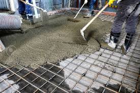 Whether you are pouring a concrete slab for a backyard basketball court, a new driveway, or a slab for your new shed, knowing your dimensions will help you know how many pounds of concrete to order. Pouring Concrete Slab Stock Photo Picture And Royalty Free Image Image 80085364