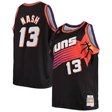 Shop steve nash jerseys and gear at fanatics. Men S Phoenix Suns Steve Nash Mitchell Ness Black Big Tall Hardwood Classics Jersey