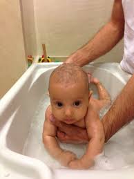 While a bath may make a newborn sleepy, it can have the opposite effect with babies 4 months and older. The Guratzsch Family Blog Bath Time